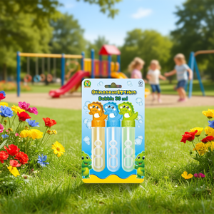 Tubes à bulles dinosaures 30 ml pour enfants de 3 ans et plus, jouets à bulles - Product Image 2