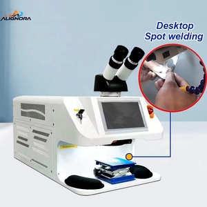 Machine de soudage laser industrielle pour bijoux, soudeuse laser à impulsions pour la réparation de bijoux en or et en argent, soudage et restauration de bagues et de chaînes - Product Image 1