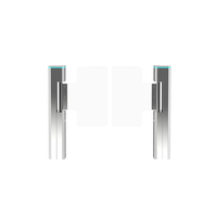 Barrière pivotante intelligente en acier inoxydable 304 pour campus, système de sécurité avec vérification par empreinte digitale