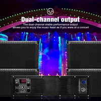 Module d'amplificateur de puissance professionnel HDL-30A à 2 canaux 1600W avec coque en métal pour une utilisation sur scène