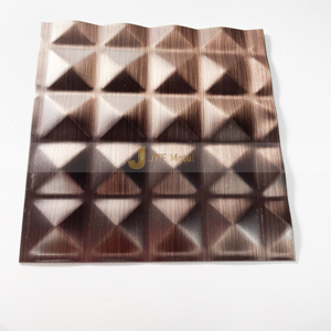 EX256 Grade 201 304J1 316L Custom Color Stainless Steel <b>Plate</b> JIS Standard No.4 <b>Surface</b> Finish 0.5-0.8mm Thickness Hammered - Product Image 2