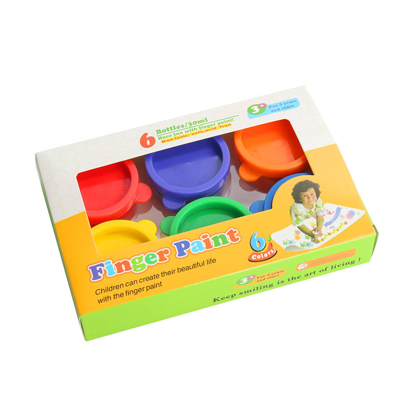 Forniture artistiche Set di colori per dita Non tossici per bambini, colori per dita lavabili per bambini