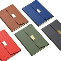 Carnet de poche promotionnel avec logo personnalisé, couverture en cuir/tissu/PVC, papier et stylos écologiques - Cadeau marketing