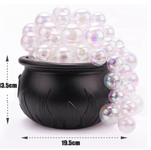 Decoración de Halloween con Control Remoto, Caldero con Burbujas de 8 Modos y Cubo de Bruja, Artículos de Fiesta - Product Image 6