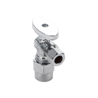 Vanne d'arrêt d'angle YINGFA 21104 en CPVC sans plomb de haute qualité, rotation 1/4, joint PTFE pour eau/gaz/liquides, garantie 1 an