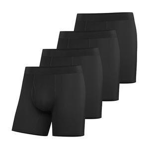 Boxers pour hommes en coton et viscose respirants à logo personnalisé, grandes tailles, fabrication ODM/OEM - Product Image 5