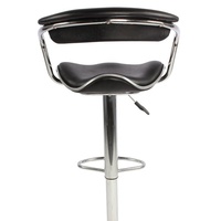 Prix promotionnel cuir Pu courbé Lowback Mesas Y Sillas De Bar avec chaises hautes de cuisine réglables tabouret de Bar pour Restaurant