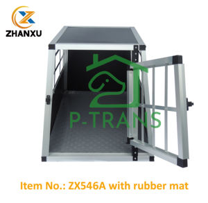 Popüler tek kapı alüminyum taşıma köpek kafesi ZX546A - Product Image 4