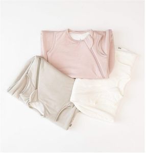 Sac de couchage confortable en bambou imprimé solide pour bébé Vente en gros - Product Image 4