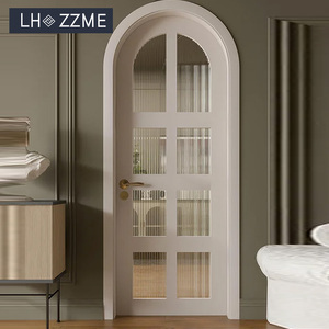 Porta Interna in Legno MDF Massiccio Personalizzata per Cucina, Decorazione, Nuovo Design, Rivestimento Porta, Set Porta Finita per Casa - Product Image 1