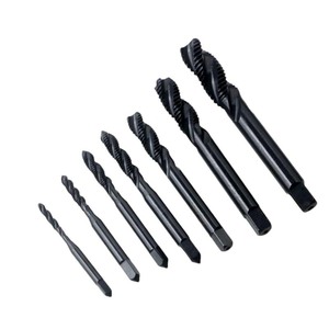 Double-rider Hardware Spiral Flute Tap Set M3 M12 Coarse Thread Taps For Nonferrous Metals Threading Tools - Product Image 4