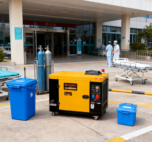 10kw Super silencieux 3 phases générateur diesel <span class=keywords><strong>prix</strong></span> ménage alimentation de secours 230V 50hz Applicable à l'espagne - Product Image 2