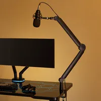 MDS13-1 पेशेवर समायोज्य एमआईसी माइक्रोफोन स्टैंड कैंची हाथ स्टूडियो डेस्क टेबल पॉडकास्टिंग माइक माइक्रोफोन बूम स्टैंड धारक