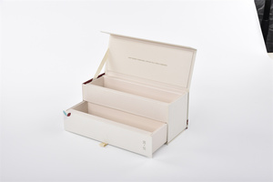 Fabricant de gros de luxe personnalisé imprimé 2mm gris mat PP stratification boîtes cadeaux portables avec fonction UV Spot boîtes de papier - Product Image 5