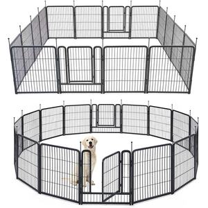 Groothandel Massief Metalen Hondenhek Indoor/Outdoor Pet <span class=keywords><strong>Cage</strong></span> Fabrikant Kleine/Middelgrote/Grote Dieren Mesh Huizen Voor Fokknop - Product Image 4