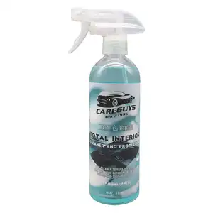 INTERIOR CLEANER AND PROTECTOR Dry clean residue-free non-greasy fabric upholstery leather rubber plastic all type of cars boats