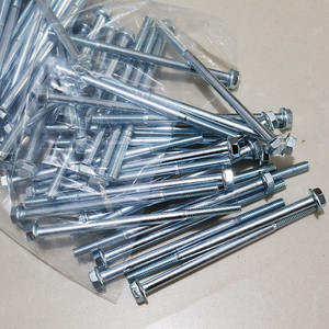 Paquete de 100 tornillos hexagonales largos de acero al carbono M6x110mm de alta resistencia para soporte de tapa trasera de generadores de gasolina y diésel - Product Image 1