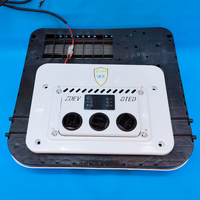 Nuevo Sistema de 12 V CA batería eléctrica cabina autobús 24V 12 voltios aire acondicionado en la azotea para estacionamiento de camiones RV