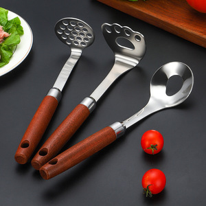 Triturador <span class=keywords><strong>de</strong></span> Patatas <span class=keywords><strong>de</strong></span> Acero Inoxidable 304 con Mango <span class=keywords><strong>de</strong></span> Madera, Procesador Manual <span class=keywords><strong>de</strong></span> Alimentos, Triturador <span class=keywords><strong>de</strong></span> Alimentos Complementarios para Bebés, Utensilio <span class=keywords><strong>de</strong></span> <span class=keywords><strong>Cocina</strong></span> Seguro para Alimentos - Product Image 2