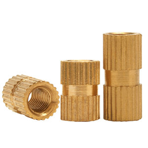 Wanqian Fasteners Knurled Copper Nuts M4 M24 Metric Round Head CNC Machined For Industrial Use - Product Image 1
