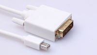 Coque métallique en aluminium haute Performance, Support de résolution 4K HD Mini Displayport vers DVI 24 + 1 Pin, câble pour ordinateur