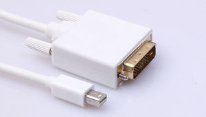 Carcasa de Metal de aluminio de alto rendimiento, compatible con <span class=keywords><strong>Mini</strong></span> <span class=keywords><strong>Displayport</strong></span> HD 4K a <span class=keywords><strong>DVI</strong></span> 24 + 1 Pin <span class=keywords><strong>Cable</strong></span> para ordenador - Product Image 3