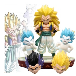 Figurine Dragon Gotenks <span class=keywords><strong>Super</strong></span> <span class=keywords><strong>Saiyan</strong></span> Son Goku à <span class=keywords><strong>3</strong></span> têtes, figurine de dessin animé en PVC, 20cm - Product Image 1