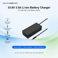 Chargeur de batterie au lithium 33,6 V 3,5 A de remplacement pour le robot chien intelligent Unitree Go2 Pro Air, chargeur de batterie Li-ion 29,6 V 8S