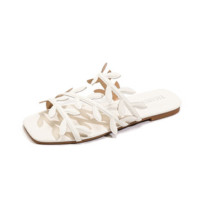 Sandalias de Playa de Secado Rápido para Mujer, Color Sólido, Transpirables, Planas, para Verano - Product Image 3