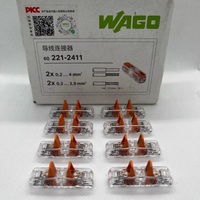 Bloques de Terminales Originales Nuevos 221-2411, Conector de Empalme de Cables, Buen Precio, Componentes Electrónicos para PCB