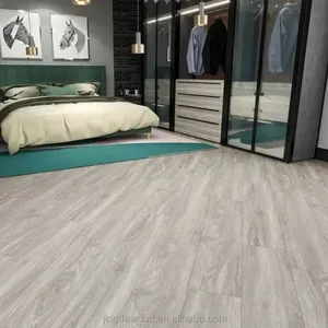 Hoja de vinilo de lujo de fácil instalación, alfombrilla de PVC para suelo LVP, tablón de vinilo SPC, superposición interior antideslizante, plástico laminado, centro comercial, Hotel - Product Image 3