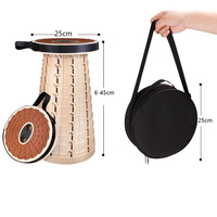 Plateau en caoutchouc souple épais pliable et rétractable portable, capacité de charge de 550 lb, télescopique, pliable, amélioré, pour cuisine extérieure
