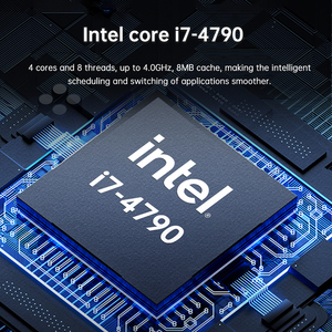 Mini PC para juegos Core con 512 GTX 1050Ti 4G 16G Ram <span class=keywords><strong>DDR3</strong></span> G SSD Tarjeta gráfica discreta para pantalla dual para oficina en casa - Product Image 2