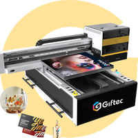 Impresora Digital de Inyección de Tinta UV Plana Giftec 6090 A1, Precio de Fábrica, para Tarjetas, Carcasas de Teléfono, Impresión de Artículos de Madera A3 A1