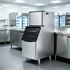 Máquina de Hielo Comercial de 200 kg, 300 kg, 500 kg, Máquina de Hielo de Acero Inoxidable para Negocios, Hielo en Forma de Media Luna - Product Image 5