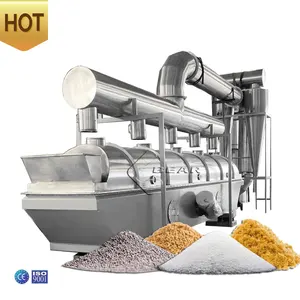 Manufacturers Direct Selling Industrial Vibration Fluid Bed Dryer germ Vibrating fluidized bed dryer Salt fluidized bed dryer