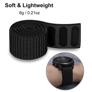 Bracelet de montre en Nylon UltraFit 26mm pour Garmin Fenix 6X Pro <span class=keywords><strong>Solar</strong></span> / 5X Plus / 3 HR / <span class=keywords><strong>Enduro</strong></span> / Descent MK1 Mk2 Mk2i - Product Image 3