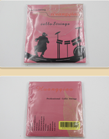 Steel Wire Wound Material Musical Instrument Accessories Cello Strings