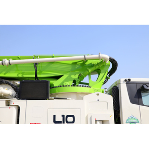 รถปั๊มคอนกรีต Foton 470 แรงม้า 8x4 พร้อมระบบป้องกันการรบกวนของบูม  พร้อมเครื่องผสมคอนกรีตและรถพ่วงกึ่งพ่วงสำหรับขนส่ง - Product Image 5