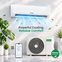 Pompe à chaleur mini-split à fréquence variable R410A 9000 BTU DC Inverter COP 3.4 pour usage commercial, hôtelier et domestique, silencieuse