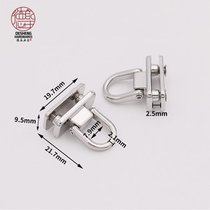 Herrajes para Bolsos, Asa de 8mm para Bolso, Conector de Aleación de Zinc Metálico para Bolso, Anillo en D, Accesorios para Asas, Correa, Anillos para Cinturón - Product Image 6