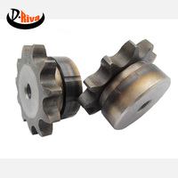 Piñones de cadena de rodillos de acero estándar ISO personalizados Piñón industrial mecanizado CNC para maquinaria