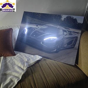 Voiture de course télécommandée personnalisée avec éclairage néon USB, logo publicitaire pour hôtel. Affiches LED pour publicité dans les centres commerciaux - Product Image 6