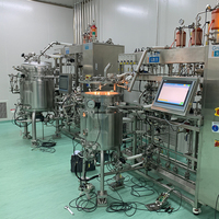 Bioréacteur à disque en fibre de 20L-5000L en acier inoxydable, appliqué aux produits sécrétés cellulaires, aux protéines génétiques recombinantes et aux virus, pour laboratoire