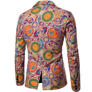 Trajes de Negocios Personalizados para Hombre, Cruzados, Tallas Grandes, Estilo Italiano de Alta Calidad, Blazer con Sublimación e Impresión Digital 3D - Product Image 4