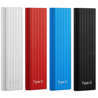 SSD-Hard-Disk Hitam Grosir Baru 1TB 600MB/s USB 3.2 Gen 2 Drive Solid State Eksternal Laptop Paduan Aluminium Nirkabel Gaming