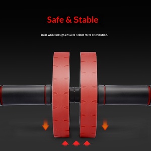 Rueda Abdominal Silenciosa de Doble Rueda <span class=keywords><strong>para</strong></span> Ejercicios, Rodillo Muscular <span class=keywords><strong>para</strong></span> <span class=keywords><strong>Principiantes</strong></span>, Equipo de Fitness <span class=keywords><strong>para</strong></span> Mujeres, Rueda Gigante <span class=keywords><strong>para</strong></span> Abdomen de Uso Doméstico - Product Image 3
