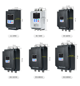 มอเตอร์สตาร์ทแบบบายพาสภายนอก 380V 315KW พร้อมระบบควบคุม PWM และระบบระบายความร้อนด้วยลมบังคับ สำหรับปั๊มน้ำ AC - Product Image 1