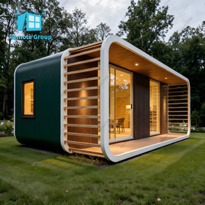 Barato prefabricado móvil prefabricado portátil Apple cabina hogar 20 pies 40 pies Oficina Pod aislado acero ligero contenedor <span class=keywords><strong>casa</strong></span> de lujo - Product Image 6