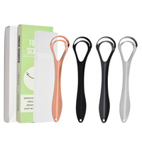 Limpiador de Lengua de Doble Capa con Raspador para Adultos, Alivia el Mal Aliento y Limpia en Profundidad, en Caja